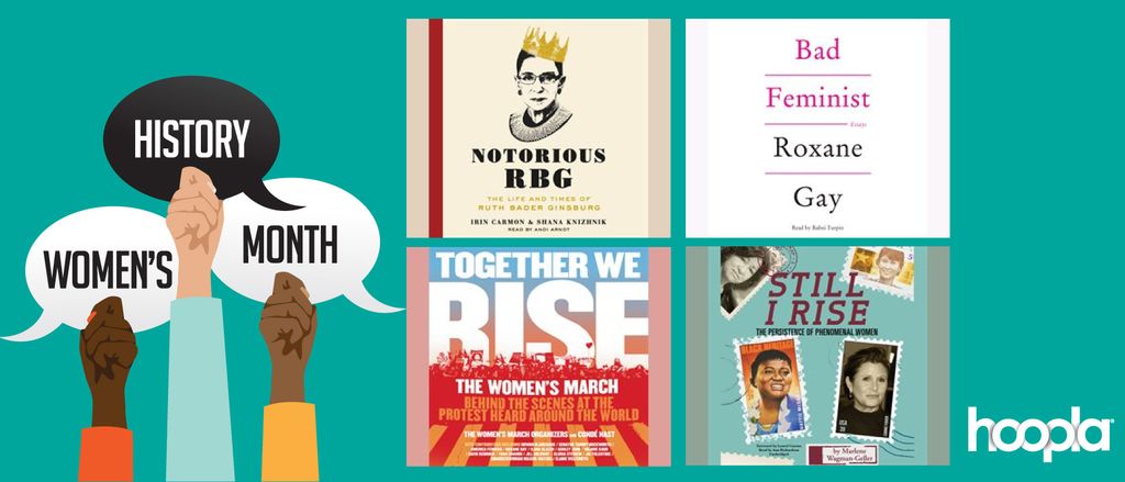 womens history month titles on hoopla